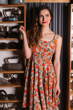 Load image into Gallery viewer, Majorie Mustard Floral Dress - Elise Design
 - 1