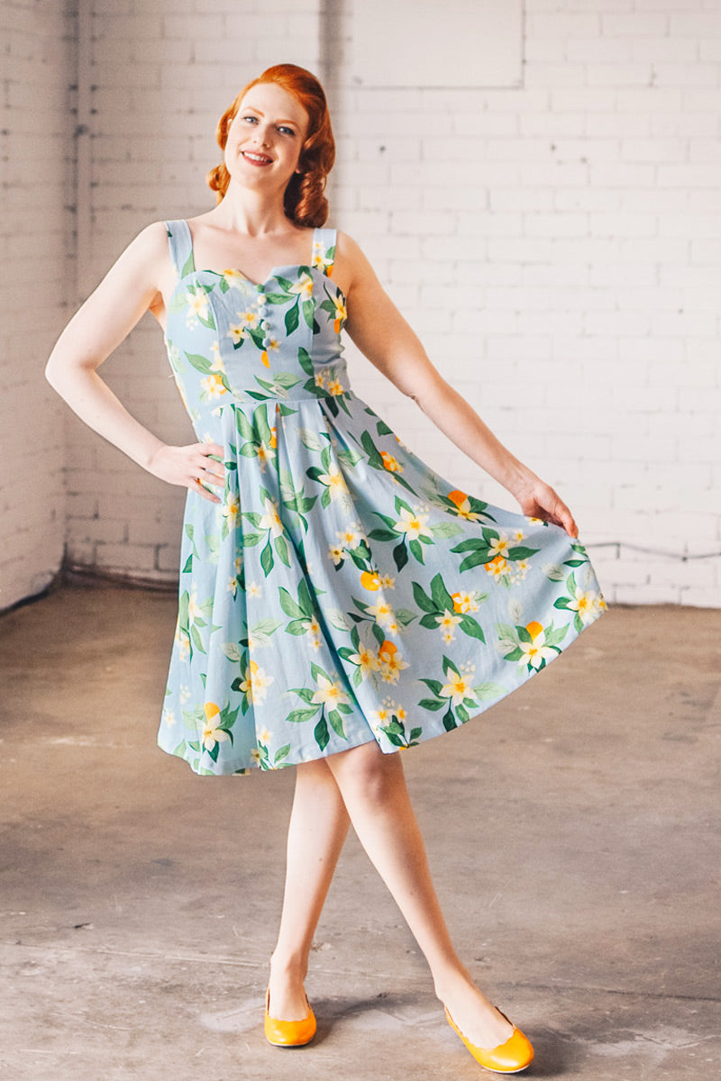 Jade Floral Dress – Elise Design