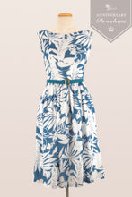 Load image into Gallery viewer, Marlin Blue &amp; White Floral Dress