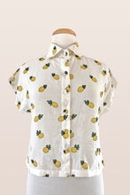 Load image into Gallery viewer, Minki Cream Pineapple Blouse