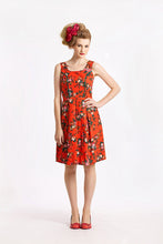 Load image into Gallery viewer, Parrot &amp; Bushland Red Dress - Elise Design
 - 1