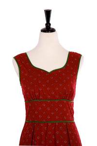 Chloe Tea Red Dress - Elise Design
 - 5