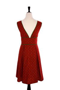 Chloe Tea Red Dress - Elise Design
 - 4