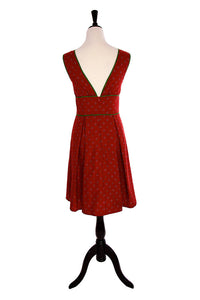 Chloe Tea Red Dress - Elise Design
 - 5