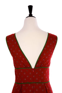Chloe Tea Red Dress - Elise Design
 - 6