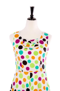 Multi Polka Dot Dress - Elise Design - 4