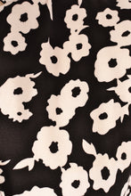 Load image into Gallery viewer, Naomi Black &amp; White Floral Shirt Dress