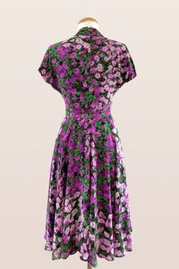 Pansy Lilac Floral Dress