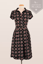 Load image into Gallery viewer, Petra Black Floral Dress