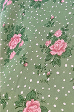 Load image into Gallery viewer, Posy Green Floral &amp; Dots Dress