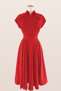 Sammy Red Linen Dress
