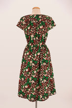 Load image into Gallery viewer, Solange Green Floral Dress