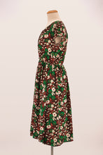 Load image into Gallery viewer, Solange Green Floral Dress