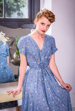 Load image into Gallery viewer, Fiorella Corset Blue Floral