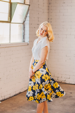 Load image into Gallery viewer, Sammy Mustard Floral Skirt