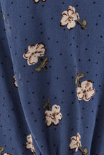 Load image into Gallery viewer, Amber Blue &amp; Cream Floral Dress