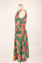 Load image into Gallery viewer, Bee Green &amp; Orange Tropical Dress