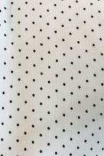 Load image into Gallery viewer, Stacy Black and White Polka Dot Shirt