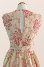 Load image into Gallery viewer, French Linen Floral Dress