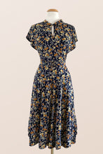 Load image into Gallery viewer, Chiara Mustard &amp; Brown Dress