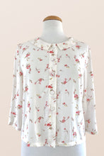 Load image into Gallery viewer, Perla Cream &amp; French Roses Blouse