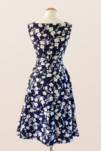 Load image into Gallery viewer, Bee Navy &amp; White Floral Dress