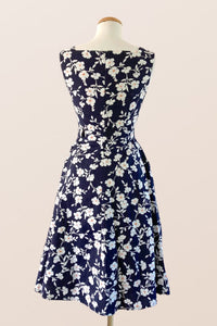 Bee Navy & White Floral Dress