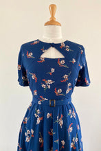 Load image into Gallery viewer, Ginger Teal Cherry Blossom Dress