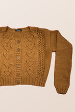 Load image into Gallery viewer, Camel Cropped Cardigan