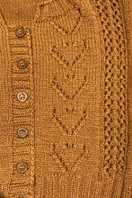 Load image into Gallery viewer, Camel Cropped Cardigan