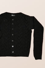 Load image into Gallery viewer, Black Cropped Cardigan
