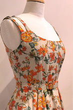 Load image into Gallery viewer, Majorie Mustard Floral Dress