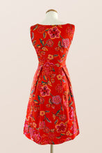 Load image into Gallery viewer, Orange Floral Day Dress