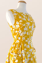 Load image into Gallery viewer, Bee Mustard &amp; Cream Floral Dress