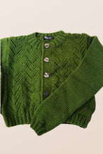 Load image into Gallery viewer, Forrest  Green Crop Cardigan