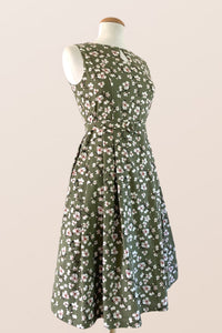 Meadow Green Floral Dress