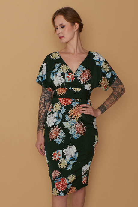 Jill Green Floral Dress
