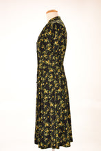 Load image into Gallery viewer, Jobelle Black &amp; Mustard Dress