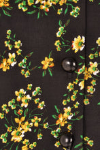 Load image into Gallery viewer, Jobelle Black &amp; Mustard Dress