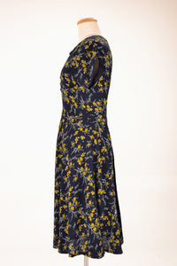 Kay Floral Mustard Dress