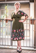 Load image into Gallery viewer, Madoka Green Embroidered Dress