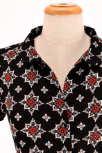 Load image into Gallery viewer, Petra Black Floral Dress