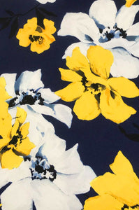 Sammy Mustard Floral Skirt