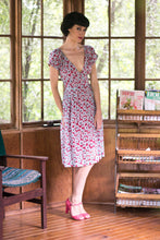Load image into Gallery viewer, Chantelle Red &amp; Blue Floral Dress - Elise Design - 4