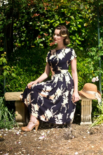 Load image into Gallery viewer, Annie Navy &amp; Oyster Dress